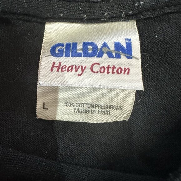 Vintage Y2K Dragon Rider  Skull T Shirt Size  L Black Retro 2008 - Picture 5 of 7